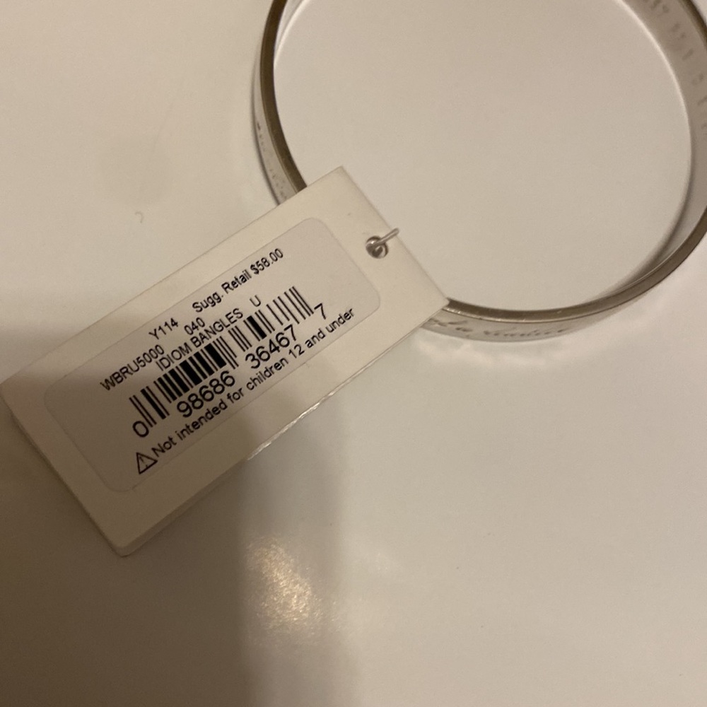 NWT Kate Spade Bridesmaid Idiom Bangle - Picture 3 of 4